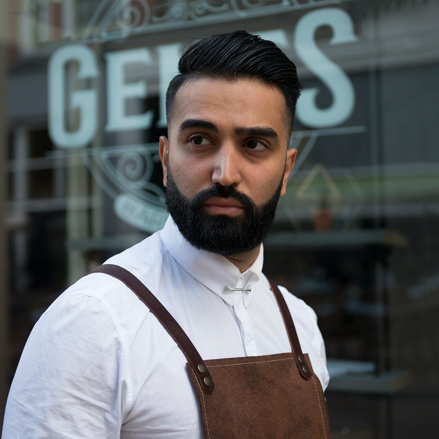 Hussam, eigenaar Gents Barbershop